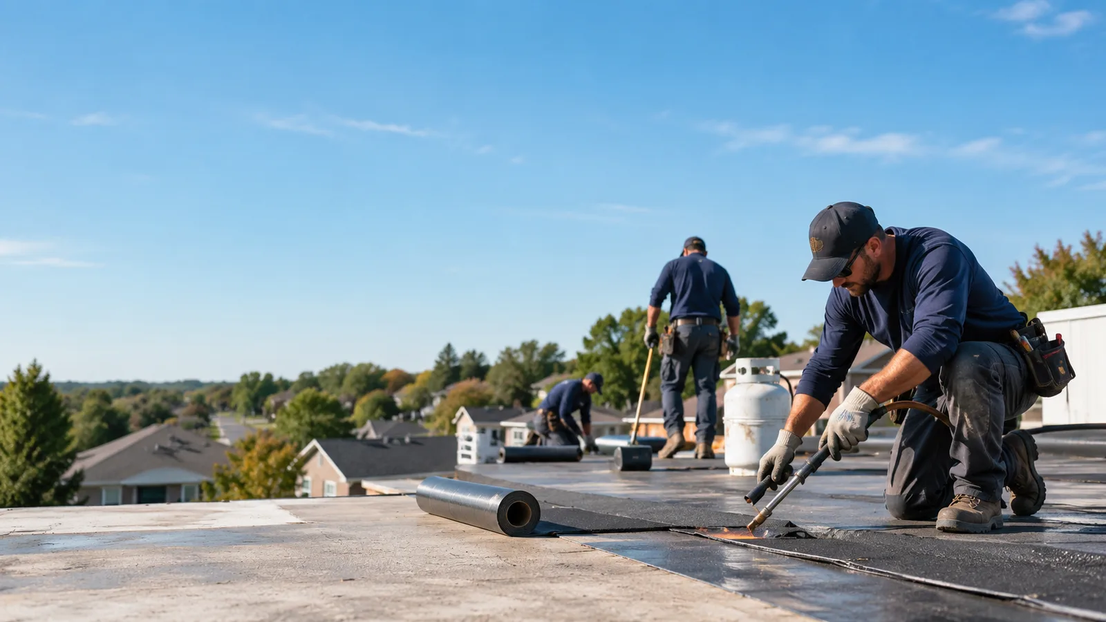 Flat Roof Leak Repair providers in Dow, IL